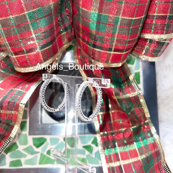 Pandora Jewelry - New Pandora Hearts of Pandora Hoop Earrings, Clear Cubic Zirconia, 27mm